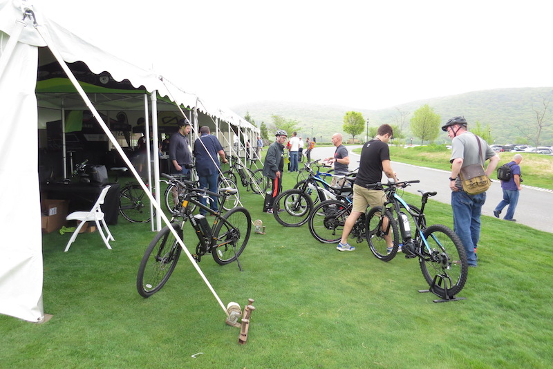 Electric bike media event